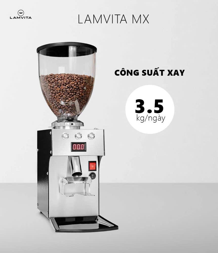 Máy Xay Cà Phê Tự Động Lamvita MX - CHÍNH HÃNG LAMVITA - NEW 100% GIÁ TỐT NHẤT - Ảnh 7