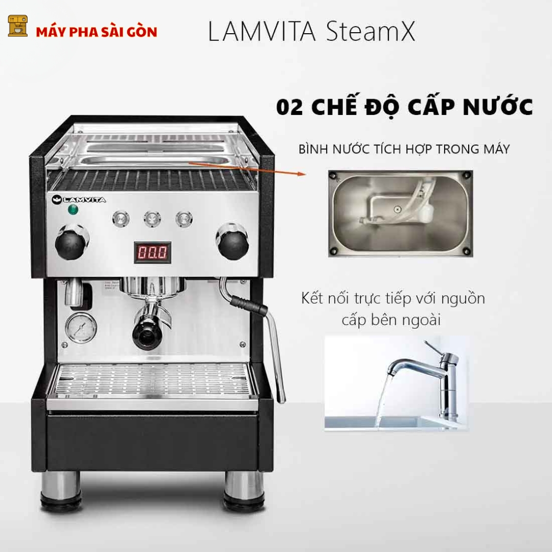 Máy Pha Cà Phê Lamvita SteamX Chính Hãng Lamvita NEW 100% - Ảnh 2