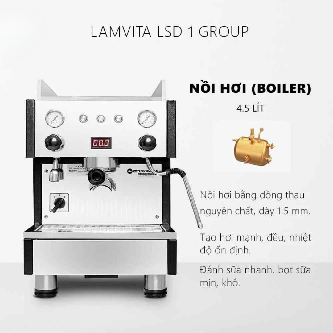 Máy Pha Cà Phê Lamvita LSD 1 Gr NEW CHÍNH HÃNG LAMVITA - Ảnh 7