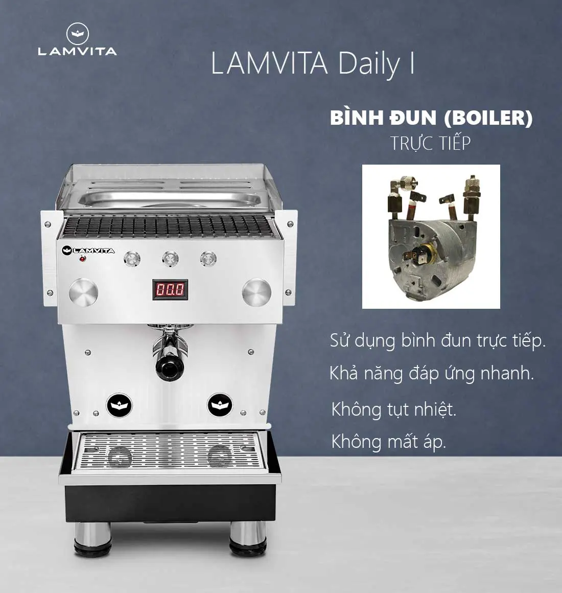 Máy Pha Cà Phê Lamvita Daily 1 - Ảnh 5