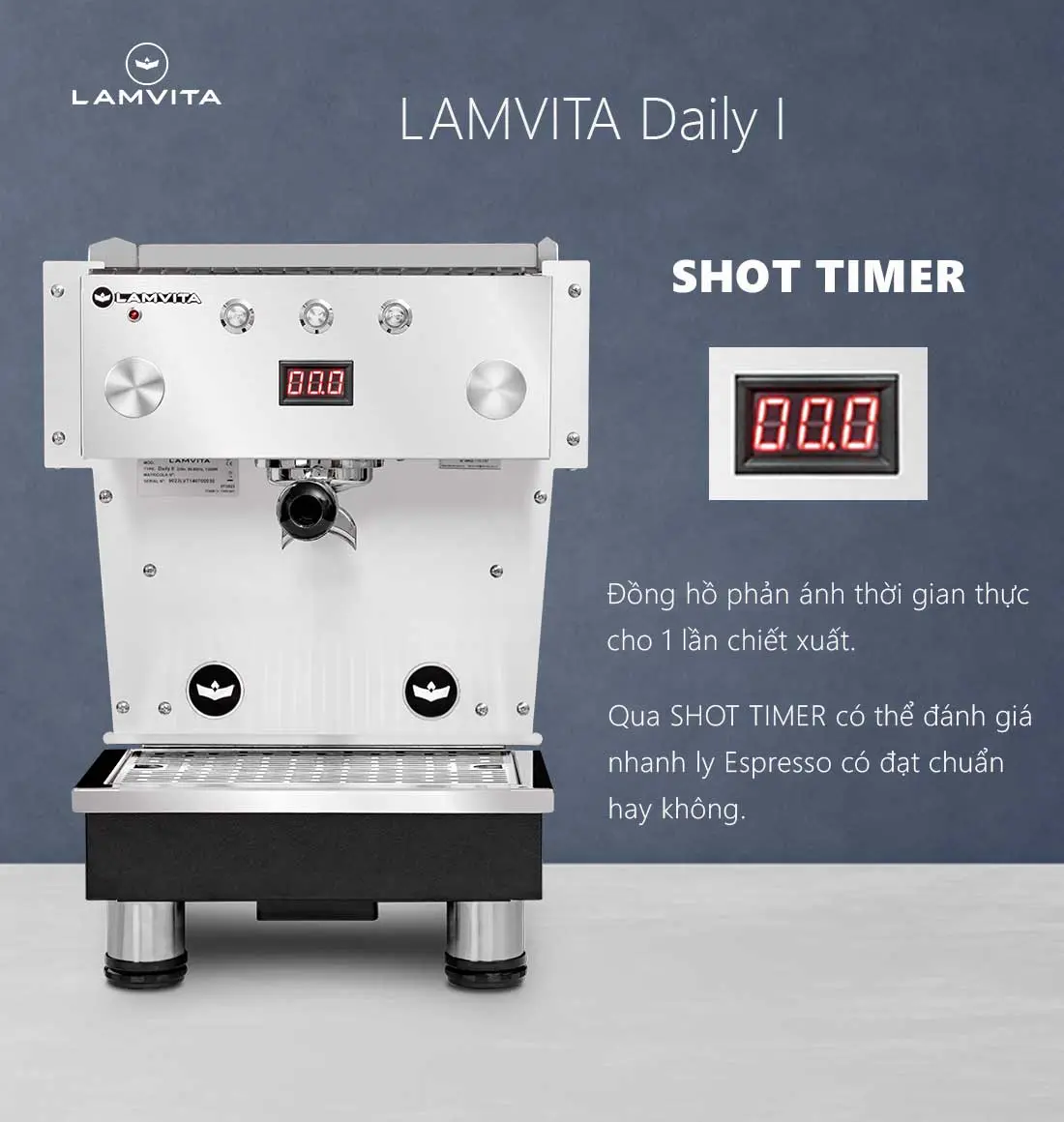 Máy Pha Cà Phê Lamvita Daily 1 - Ảnh 4