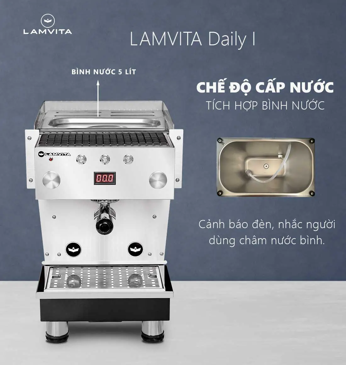 Máy Pha Cà Phê Lamvita Daily 1 - Ảnh 2