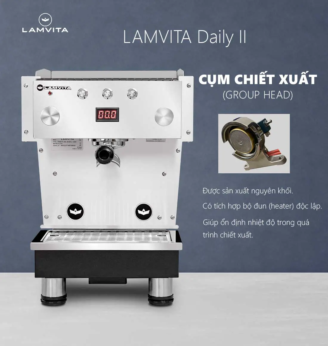 Máy Pha Cà Phê Lamvita Daily 2 New Chính Hãng 100% - Ảnh 7