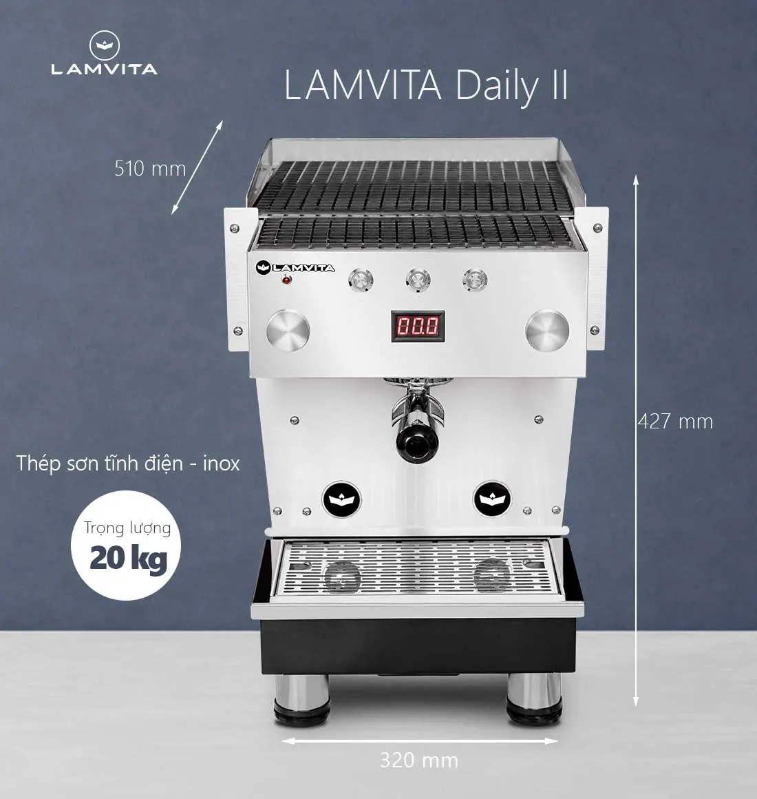 Máy Pha Cà Phê Lamvita Daily 2 New Chính Hãng 100% - Ảnh 6