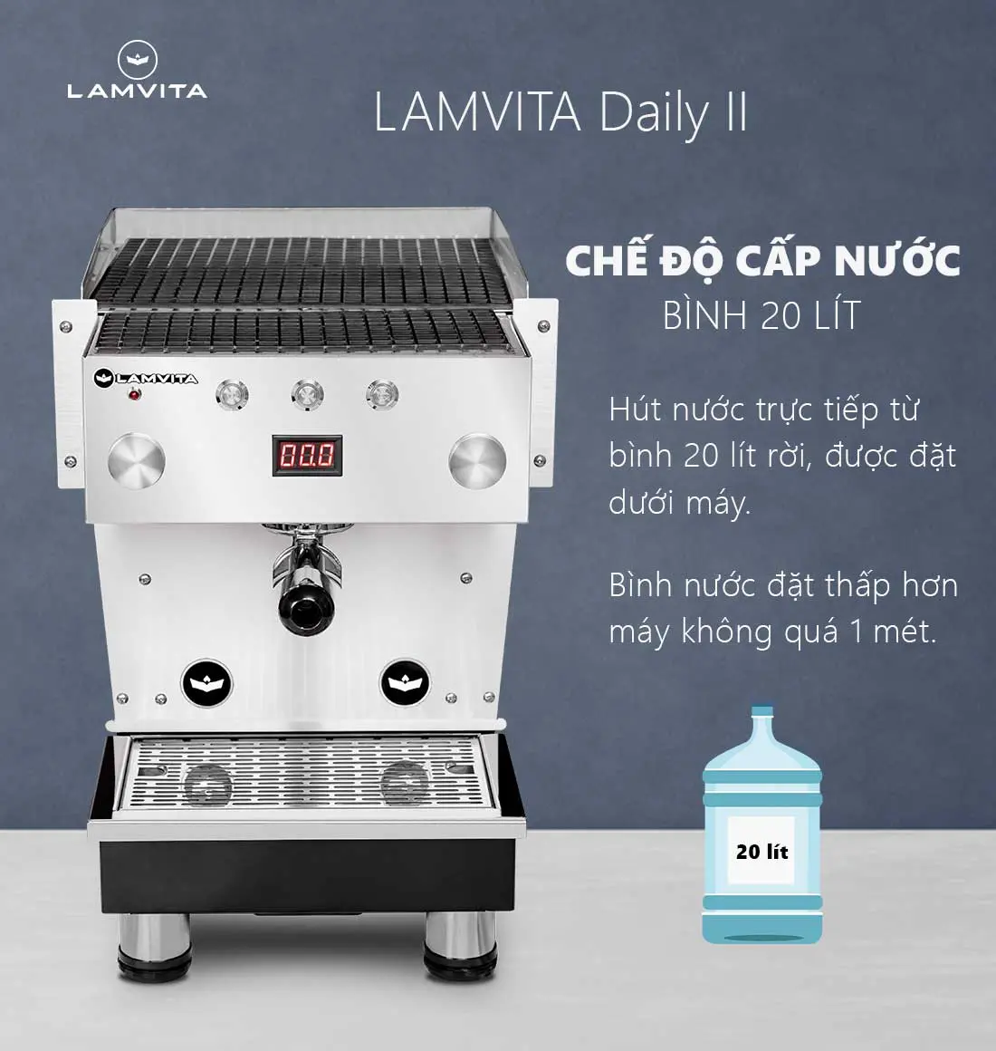 Máy Pha Cà Phê Lamvita Daily 2 New Chính Hãng 100% - Ảnh 5