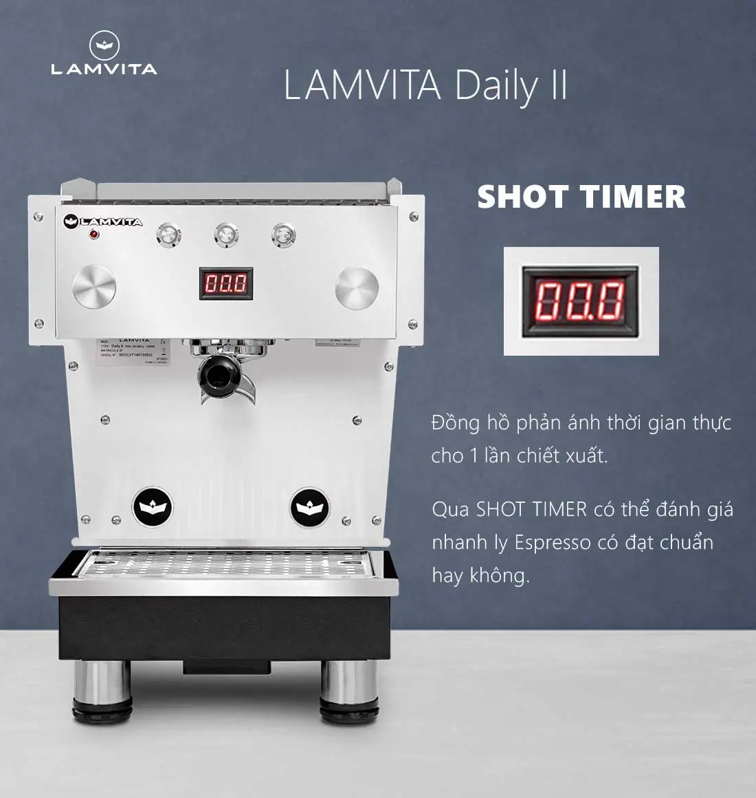 Máy Pha Cà Phê Lamvita Daily 2 New Chính Hãng 100% - Ảnh 3