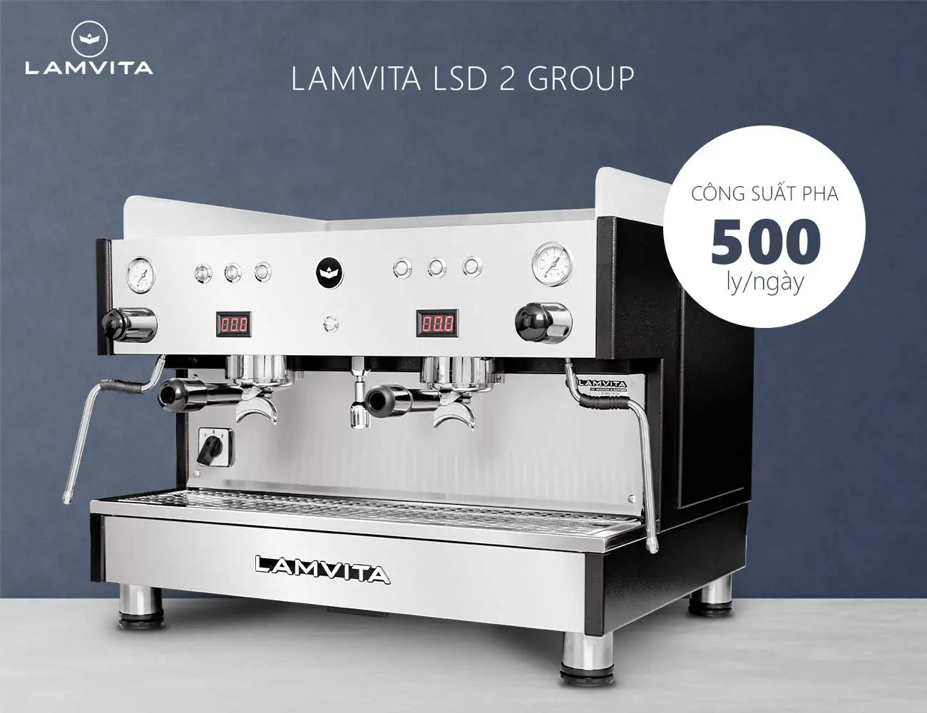 Máy Pha Cà Phê LAMVITA LSD 2 GR New 100% Chính Hãng - Ảnh 4