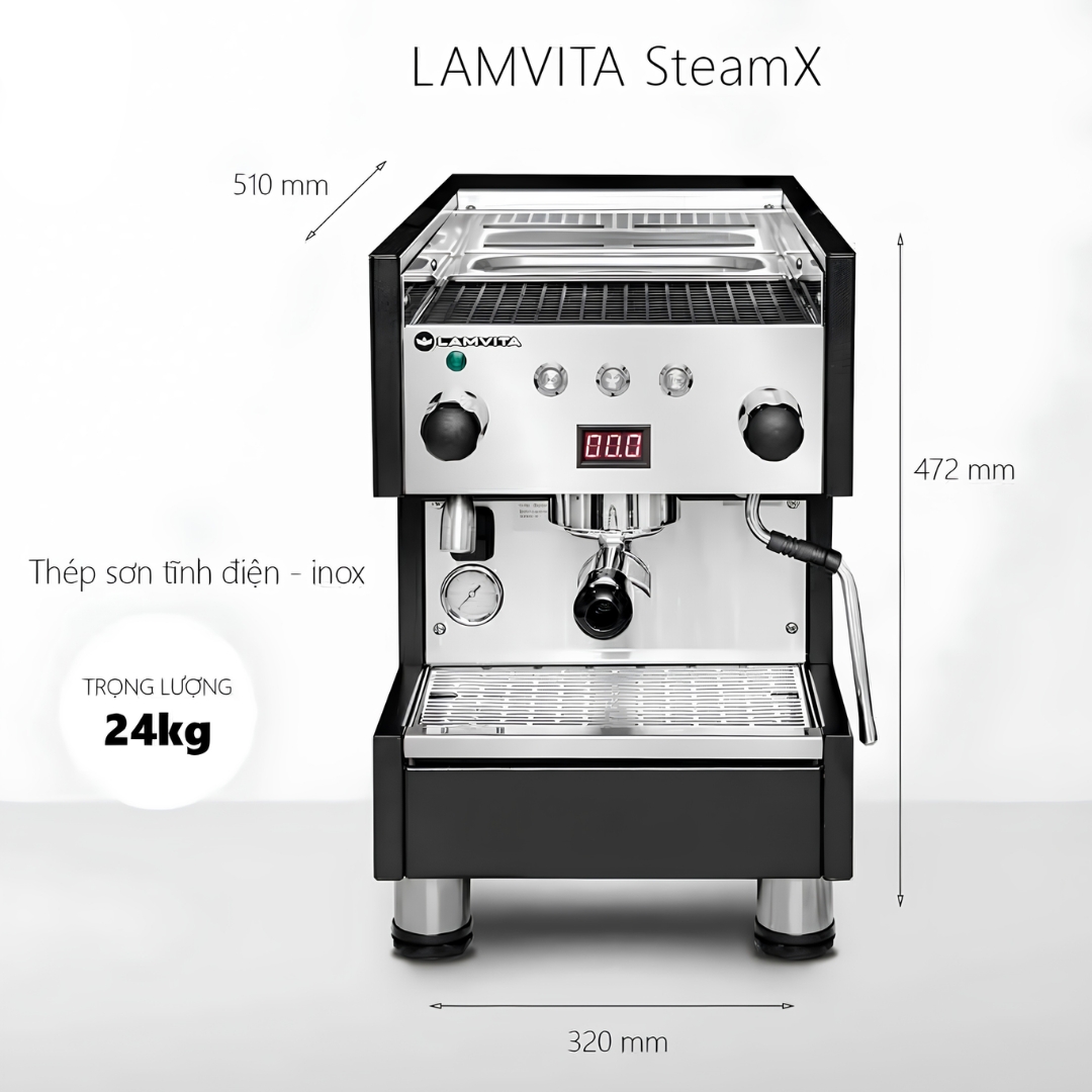 Máy Pha Cà Phê Lamvita SteamX Chính Hãng Lamvita NEW 100% - Ảnh 7