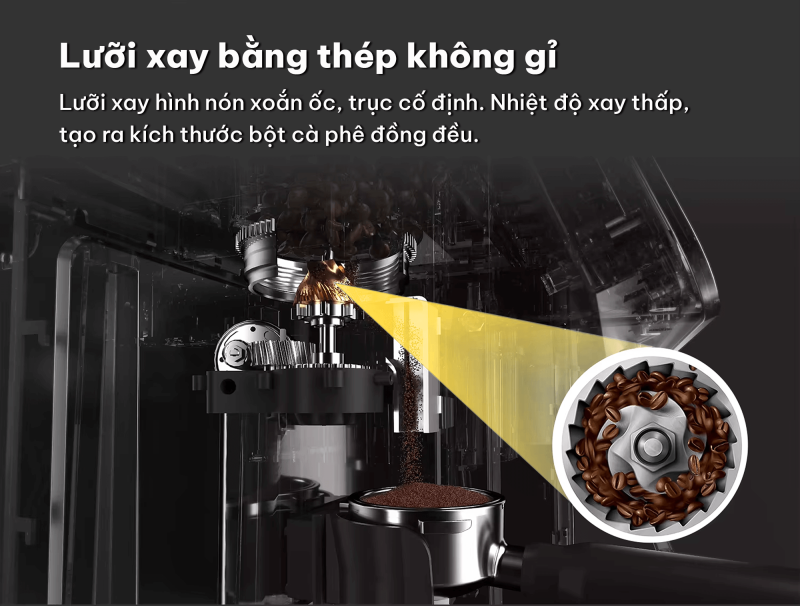 Máy pha cà phê Gemilai S-3200B – Máy pha cà phê đa năng - Ảnh 4